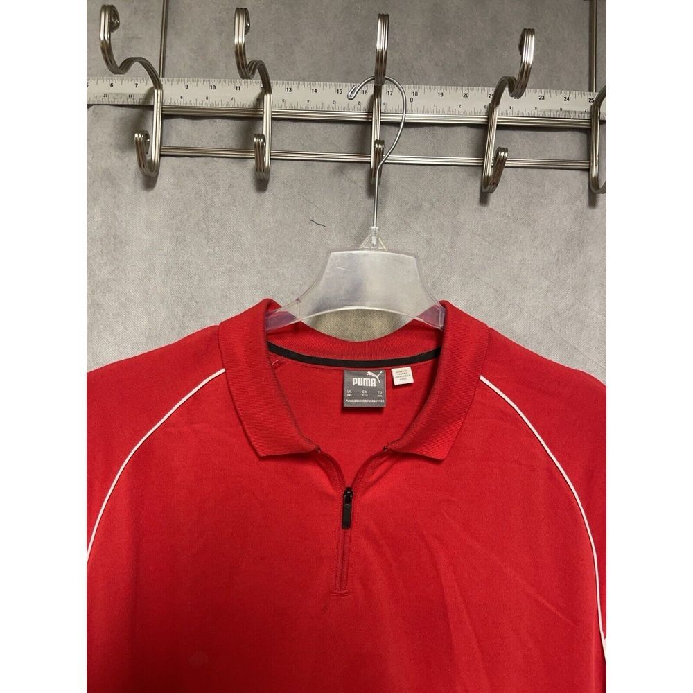 Puma Ferrari Shirt Men XXL Red White Scuderia Racing Nascar Fromula 1 F 1 Golf - Picture 9 of 14